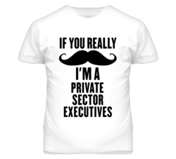 If You Really Moustache I'm A Private Sector Executives Funny T Shirt
