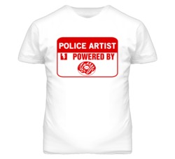 Police Artists Fueled by Donuts Occupations T Shirt