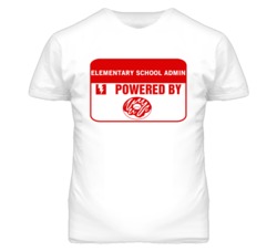 Elementary School Admins Fueled by Donuts Occupations T Shirt