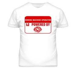 Sewing Machine Operators Fueled by Donuts Occupations T Shirt