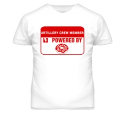 Artillery Crew Members Fueled by Donuts Occupations T Shirt