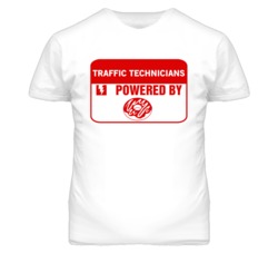 Traffic Technicianss Fueled by Donuts Occupations T Shirt