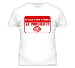 Missile Crew Members Fueled by Donuts Occupations T Shirt