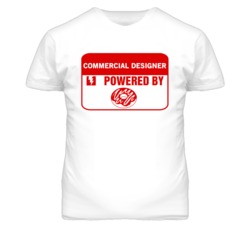 Commercial Designers Fueled by Donuts Occupations T Shirt