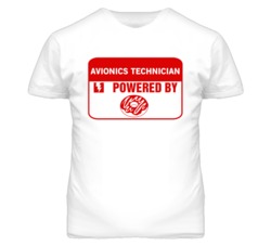 Avionics Technicians Fueled by Donuts Occupations T Shirt