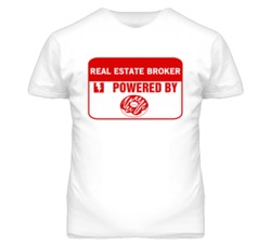 Real Estate Brokers Fueled by Donuts Occupations T Shirt