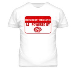 Motorboat Mechanics Fueled by Donuts Occupations T Shirt