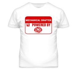 Mechanical Drafters Fueled by Donuts Occupations T Shirt