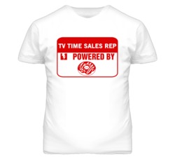 TV Time Sales Reps Fueled by Donuts Occupations T Shirt