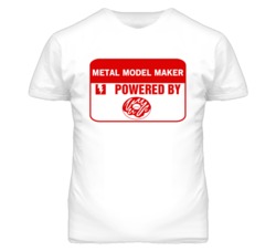 Metal Model Makers Fueled by Donuts Occupations T Shirt