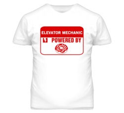 Elevator Mechanics Fueled by Donuts Occupations T Shirt