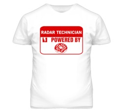 Radar Technicians Fueled by Donuts Occupations T Shirt