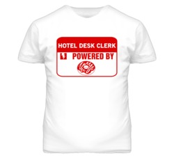 Hotel Desk Clerks Fueled by Donuts Occupations T Shirt