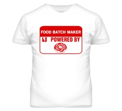 Food Batch Makers Fueled by Donuts Occupations T Shirt