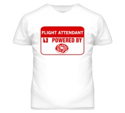 Flight Attendants Fueled by Donuts Occupations T Shirt