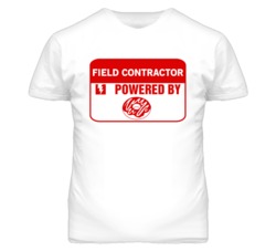Field Contractors Fueled by Donuts Occupations T Shirt