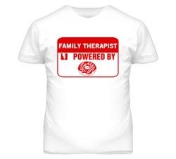 Family Therapists Fueled by Donuts Occupations T Shirt