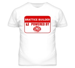 Brattice Builders Fueled by Donuts Occupations T Shirt