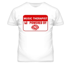 Music Therapists Fueled by Donuts Occupations T Shirt