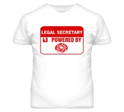 Legal Secretarys Fueled by Donuts Occupations T Shirt