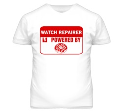 Watch Repairers Fueled by Donuts Occupations T Shirt