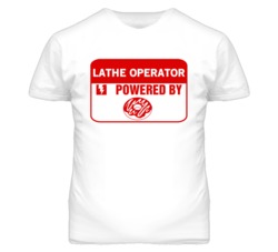 Lathe Operators Fueled by Donuts Occupations T Shirt