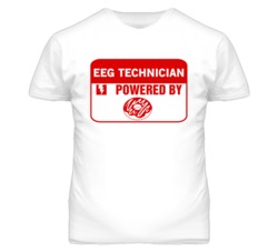 EEG Technicians Fueled by Donuts Occupations T Shirt