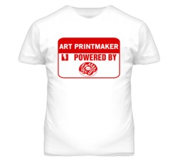 Art Printmakers Fueled by Donuts Occupations T Shirt