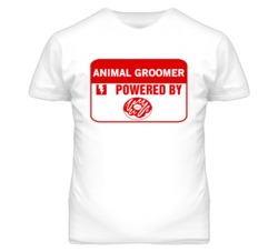 Animal Groomers Fueled by Donuts Occupations T Shirt