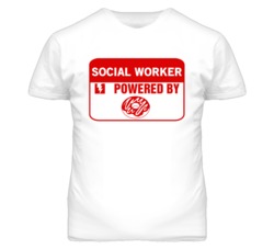 Social Workers Fueled by Donuts Occupations T Shirt