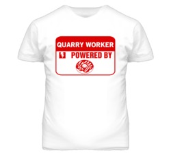 Quarry Workers Fueled by Donuts Occupations T Shirt
