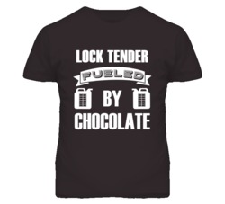 Lock Tender Fueled By Chocolate Occupation T Shirt
