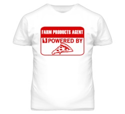 Farm Products Agents Powered by Pizza Occupations T Shirt