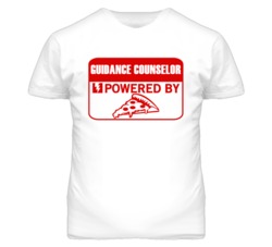 Guidance Counselors Powered by Pizza Occupations T Shirt