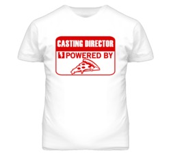 Casting Directors Powered by Pizza Occupations T Shirt