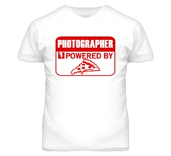 Photographer Powered By Pizza Occupation T Shirt