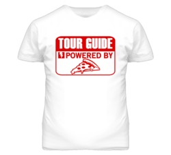Tour Guide Powered By Pizza Occupation T Shirt