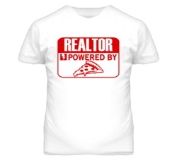 Realtor Powered By Pizza Occupation T Shirt
