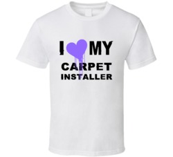 Carpet Installer I Heart My Occupation T Shirts