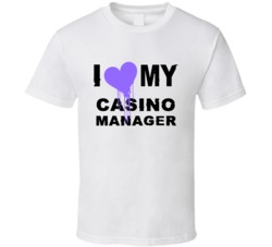 Casino Manager I Heart My Occupation T Shirts