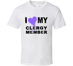Clergy Member I Heart My Occupation T Shirts