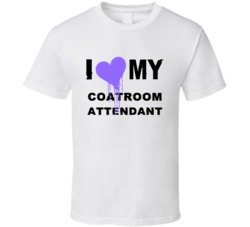 Coatroom Attendant I Heart My Occupation T Shirts
