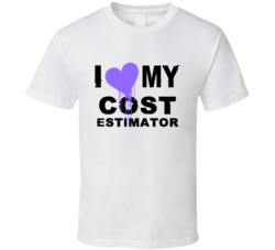 Cost Estimator I Heart My Occupation T Shirts