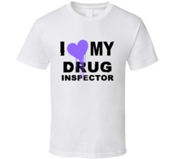 Drug Inspector I Heart My Occupation T Shirts