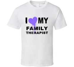 Family Therapist I Heart My Occupation T Shirts