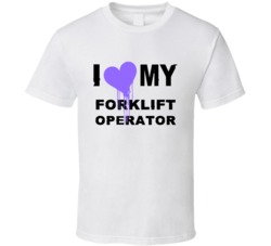 Forklift Operator I Heart My Occupation T Shirts
