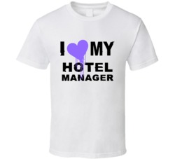 Hotel Manager I Heart My Occupation T Shirts