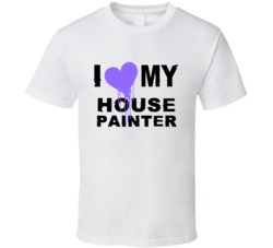 House Painter I Heart My Occupation T Shirts