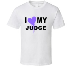Judge I Heart My Occupation T Shirts
