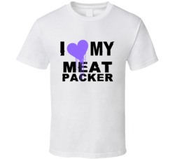 Meat Packer I Heart My Occupation T Shirts